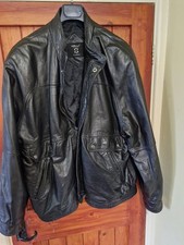 Marks and Spencer Men's Vintage Leather Jacket 44"-46" Black