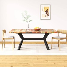 Dining Table Multicolor Solid