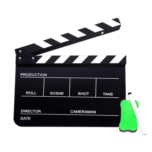 Acrylic film clapper board - acrylic,