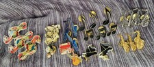 VINTAGE OLD PIN BADGES JOB LOT