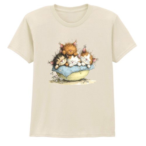 Funny cat kids shirt four - cat, t-shirt