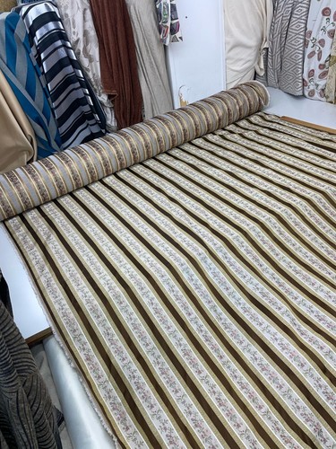 Vintage regency stripe fabric - vintage,
