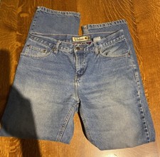 Bernie Women's Flannel Lined Straight Leg JEANS Relaxed Fit 8 Reg Actual 32x29.5