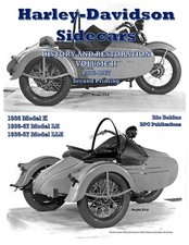 Harley-Davidson Sidecar Book, Antique, Vintage, Motorcycle, History, Indian