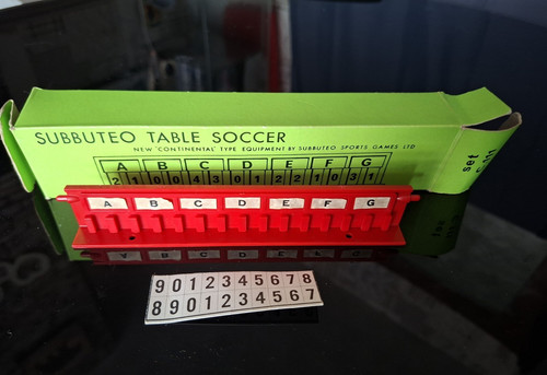 Subbuteo c111 half time - subbuteo, half-time