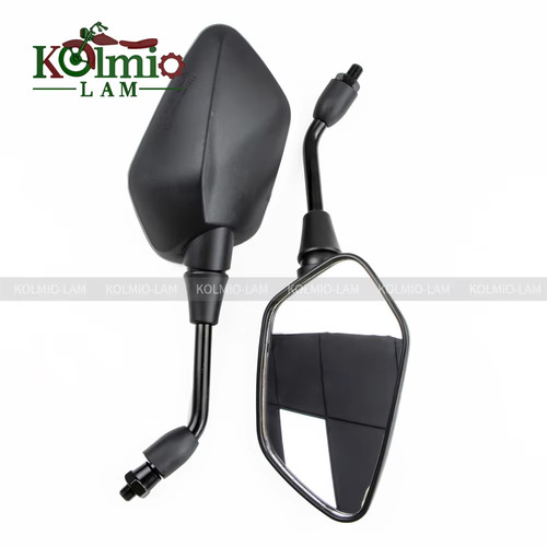 Black rear view mirror fit - black,