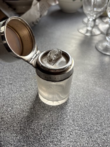 Antique silver mounted perfum - antique,