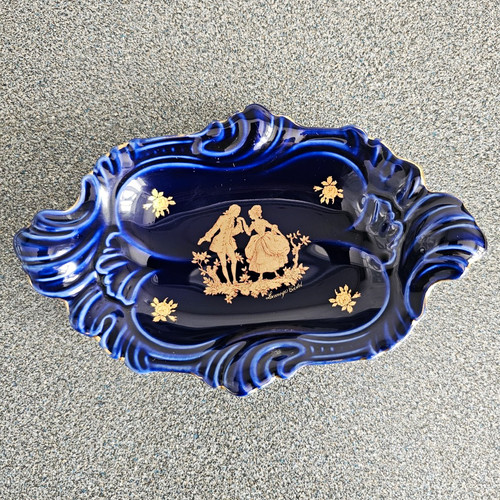 Limoges castel blue white - white, &