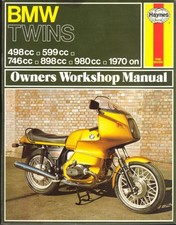 BMW R100,R90,R75,R60,R50,S,RS,/5,/6,/7 HAYNES WORKSHOP MANUAL 1970-1978