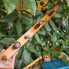 Vintage Wooden Coat Rack Wall
