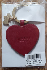 My Radley Heart Dark Red