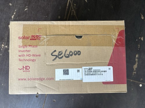Solar edge se6000h single - se6000h,