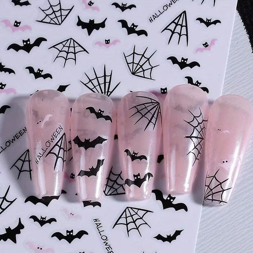 Halloween nail stickers - halloween,