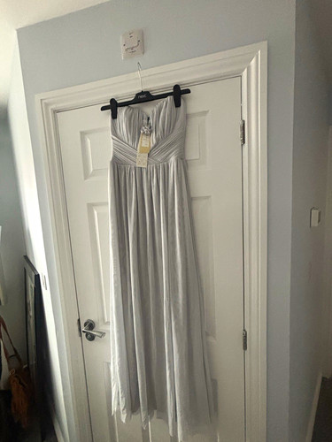 Lipsy london silver chiffon - silver,