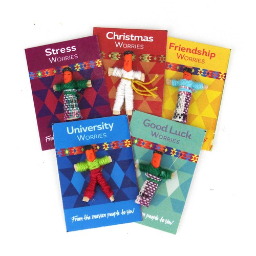 Guatemalan worry dolls genuine - guatemalan,