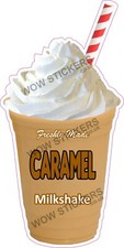 Ice cream van sticker Caramel