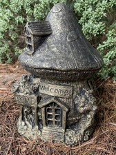 Stone garden mushroom - stone,