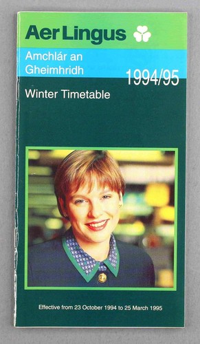 Aer lingus airline timetable - airline,