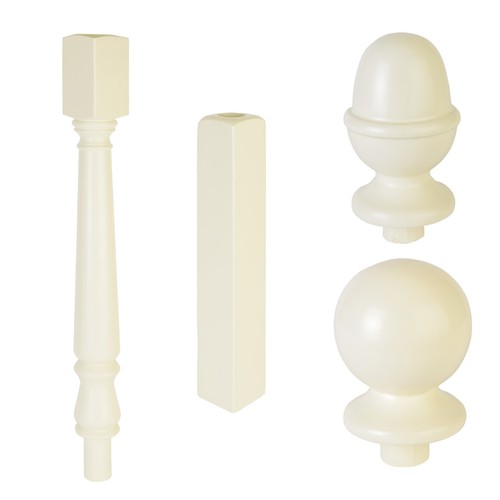 Colonial stair newel - colonial,
