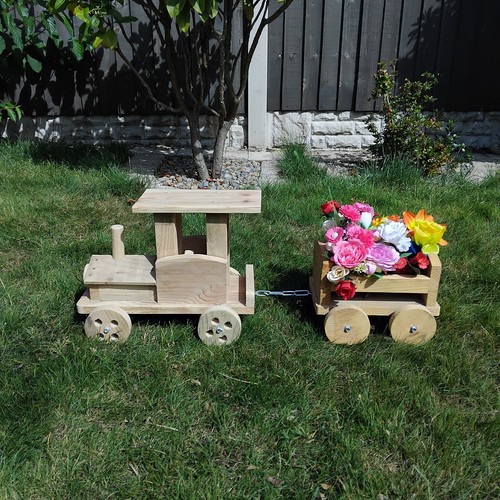 Lovely wooden train - wooden, and