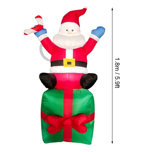 Inflatable father christmas - father,