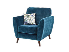 Antigua armchair in Maeve Teal