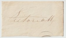 Queen Victoria Autograph