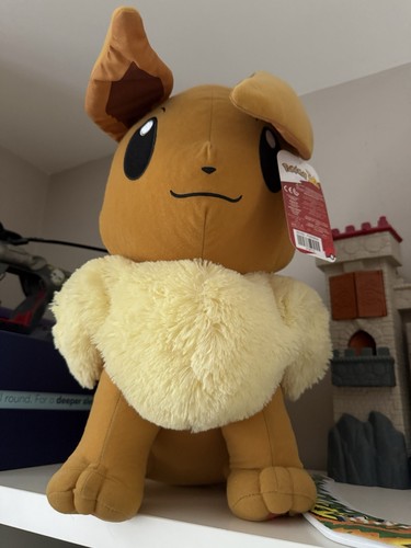 Large eevee pokemon plush with - plush,