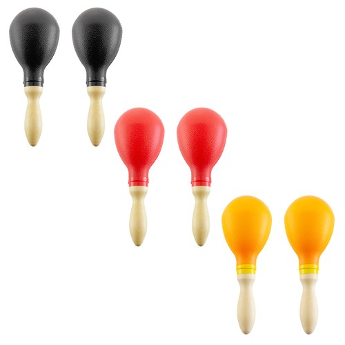 Tiger plastic maracas with - plastic,