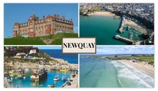 Newquay Cornwall Fridge Magnet Travel Souvenir Gift Coastal Beach Views