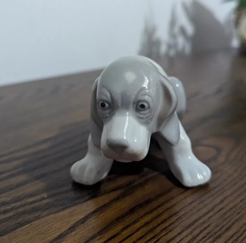 Vintage porcelain puppy - vintage,