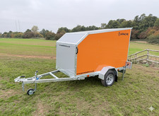 New 7 x 4 x 5   Sport  Box Trailer  GVW 750KG  ✅2 x tone grey/orange✅UK DELIVERY
