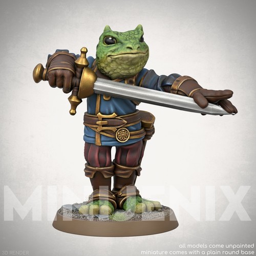 Frog musketeer fighter - musketeer,