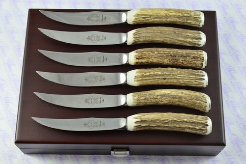 Six genuine stag antler - 6,