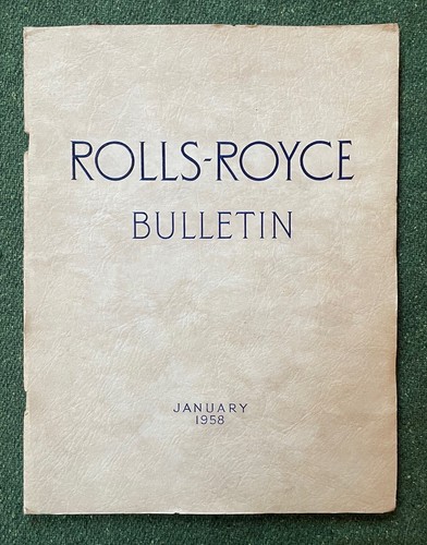 Rolls royce bulletin january - bulletin,