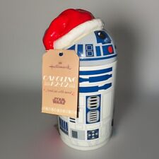Hallmark Star Wars R2D2 Christmas Caroling Cookie Jar w/Sound-EUC-Needs Battery