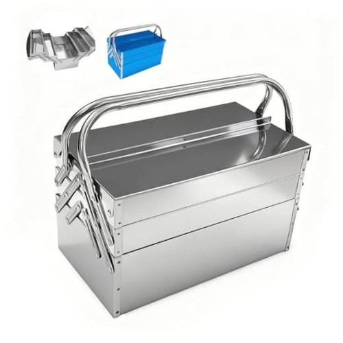 Metal cantilever tool box - tool,
