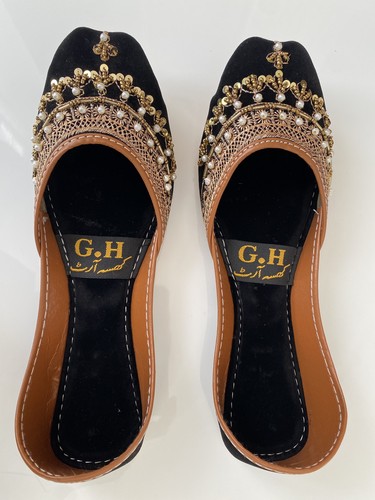 Ladies women black - black, velvet