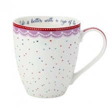 Spotty Large Ceramic Tea Mug -