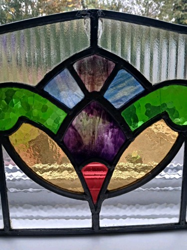 Art nouveau stained glass - stained,