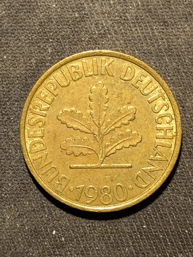 Germany pfennigs coin 1980 - germany, 10