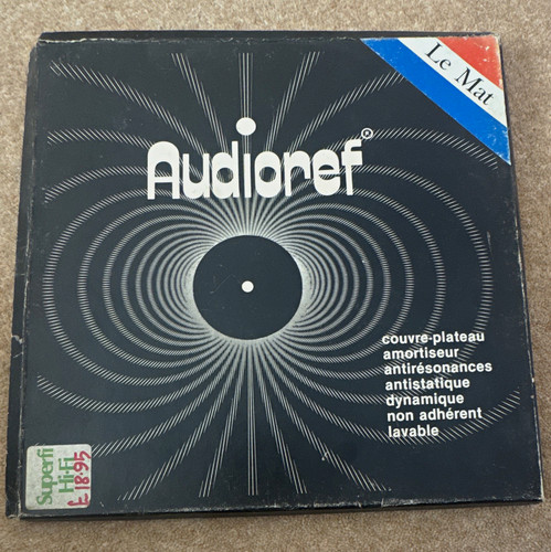 Audionef turntable platter mat - turntable,