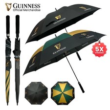 Guinness Golf Umbrella Set 2 Pack – Large 30" Windproof Waterproof Umbrellas