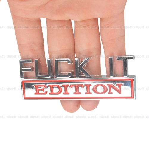 Silver fuck edition logo - silver,