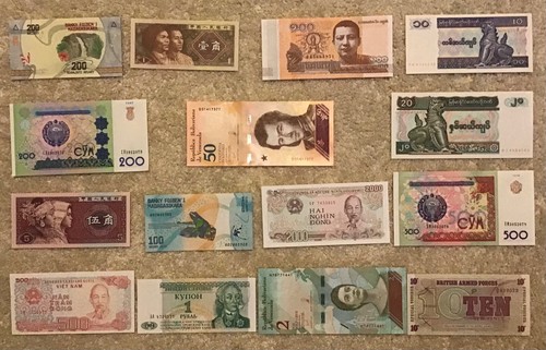 Lot world banknotes all - world,