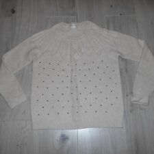 LADIES INDIGO JUMPER. SIZE MEDIUM