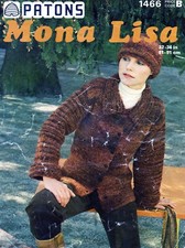 ~ Vintage 1977 Patons Knitting Pattern For  Lady's Boucle Yarn Jacket & Hat ~