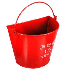 1pc Red Emergency Sand Buckets