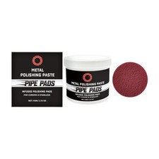 Metal Polish Paste Protectant Scratch Remover Pipe Infused Polishing Pads 