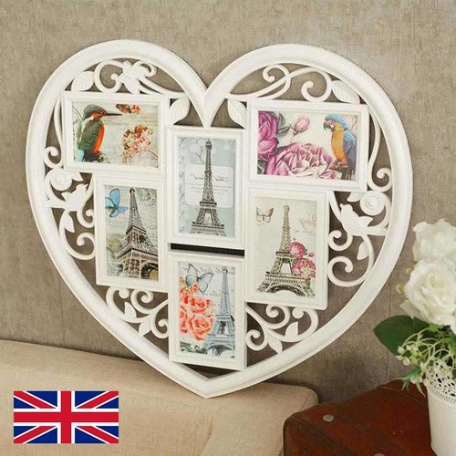 Heart shaped white multi - heart,